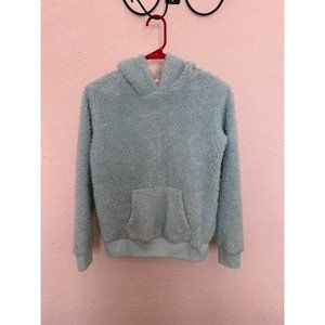 Oh So Soft Loungewear Light Green Girl's Pullover with Hood- FR